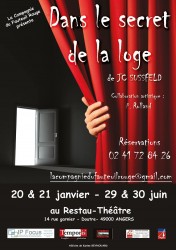 « Dans le Secret de la Loge », par La Compagnie du Fauteuil Rouge (Affiche)