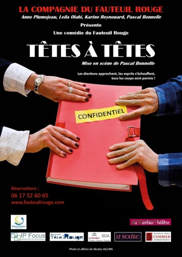 « Têtes à têtes », par La Compagnie du Fauteuil Rouge (affiche)