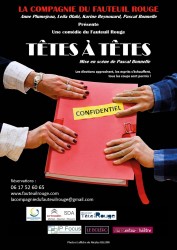 « Têtes à têtes », par La Compagnie du Fauteuil Rouge (affiche)