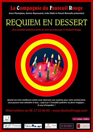 « Requiem en Dessert », par La Compagnie du Fauteuil Rouge (affiche)